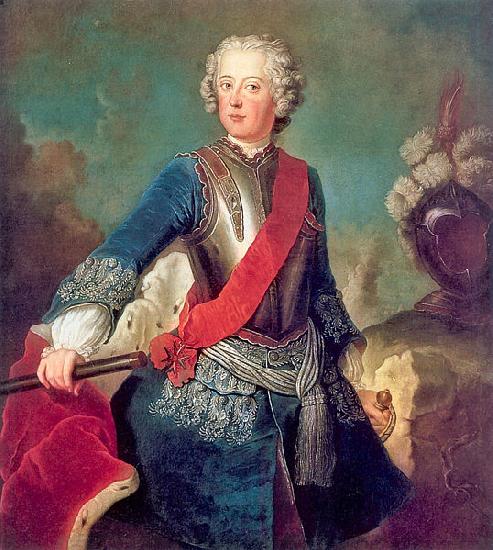 antoine pesne Portrait of the young Friedrich II of Prussia Germany oil painting art